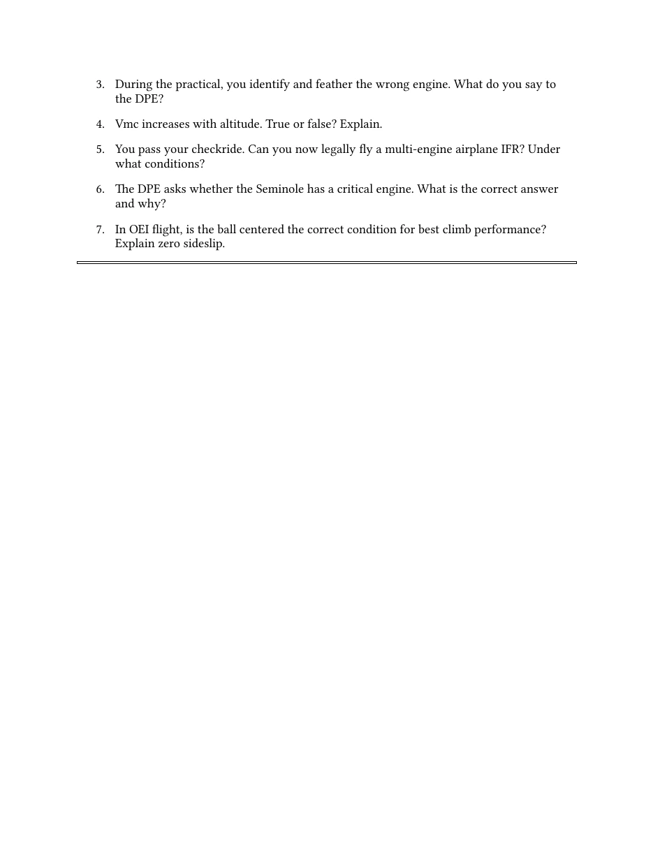 Complete source page 111, showing review questions 3 through 7 and writing space; the same questions are transcribed above.
